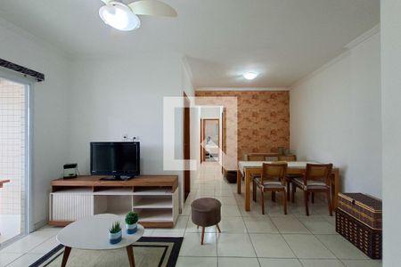 Sala de apartamento para alugar com 3 quartos, 100m² em Aviação, Praia Grande