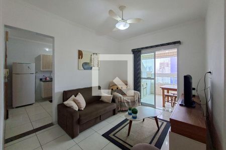 Sala de apartamento para alugar com 3 quartos, 100m² em Aviação, Praia Grande