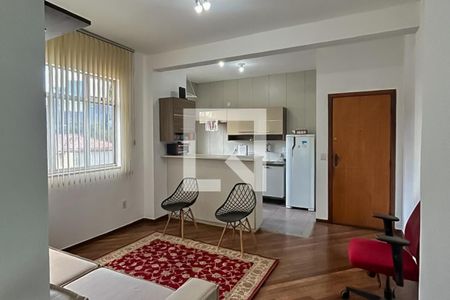 Sala de apartamento à venda com 1 quarto, 40m² em Floresta, Belo Horizonte