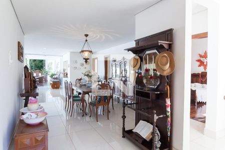 sala de casa de condomínio à venda com 5 quartos, 503m² em Alphaville Nova Lima, Nova Lima