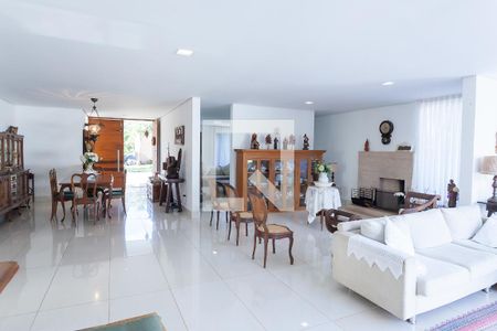 sala de casa de condomínio à venda com 5 quartos, 503m² em Alphaville Nova Lima, Nova Lima