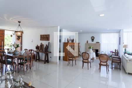 sala de casa de condomínio à venda com 5 quartos, 503m² em Alphaville Nova Lima, Nova Lima