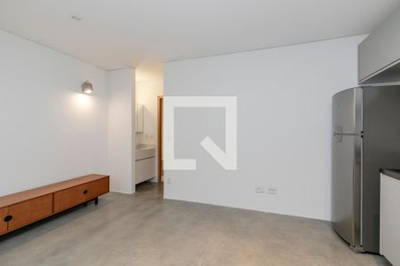Sala/ Cozinha de apartamento para alugar com 1 quarto, 36m² em Brooklin, São Paulo