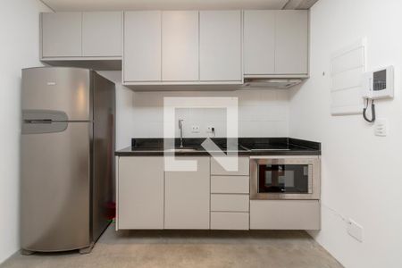 Sala/ Cozinha de apartamento para alugar com 1 quarto, 36m² em Brooklin, São Paulo