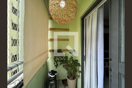 Varanda da Sala de apartamento à venda com 2 quartos, 54m² em Vila Palmeiras, São Paulo