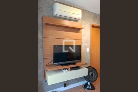 Sala de apartamento para alugar com 1 quarto, 39m² em Aviação, Praia Grande