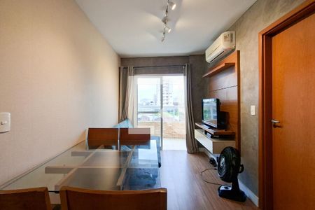 Sala de apartamento para alugar com 1 quarto, 39m² em Aviação, Praia Grande