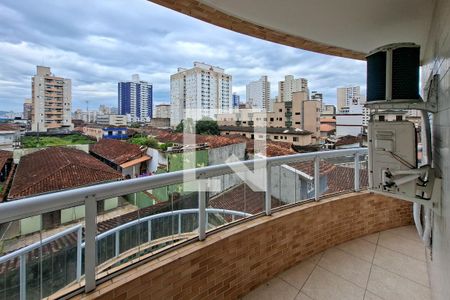 Sacada  de apartamento para alugar com 1 quarto, 39m² em Aviação, Praia Grande