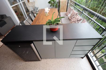 Varanda da Sala de apartamento à venda com 3 quartos, 109m² em Vila Gilda, Santo André