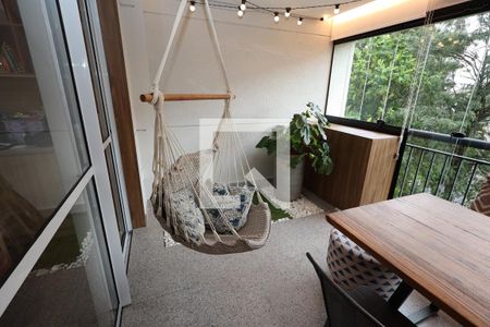 Varanda da Sala de apartamento à venda com 3 quartos, 109m² em Vila Gilda, Santo André