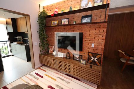 Sala de TV de apartamento à venda com 3 quartos, 109m² em Vila Gilda, Santo André