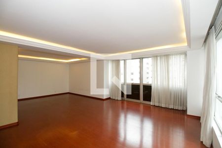 Sala de Estar e Jantar de apartamento à venda com 4 quartos, 193m² em Jardim Paulista, São Paulo