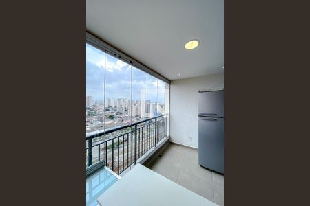 Varanda de kitnet/studio à venda com 1 quarto, 28m² em Belenzinho, São Paulo