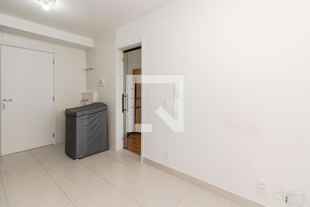Sala/ Cozinha de apartamento para alugar com 1 quarto, 28m² em Jardim Caravelas, São Paulo