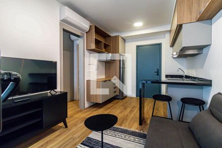 Sala de apartamento para alugar com 1 quarto, 37m² em Pinheiros, São Paulo