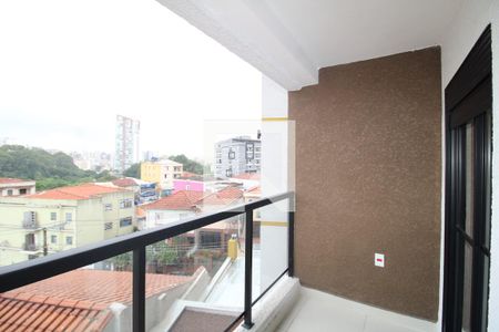 Sala / Cozinha - Varanda de apartamento para alugar com 1 quarto, 29m² em Jardim São Paulo, São Paulo