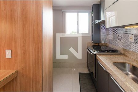 Cozinha de apartamento para alugar com 3 quartos, 77m² em Grajaú, Belo Horizonte