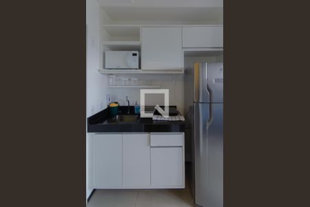 Cozinha de kitnet/studio para alugar com 1 quarto, 22m² em Vila Mariana, São Paulo