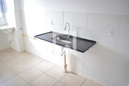 Cozinha de apartamento para alugar com 2 quartos, 43m² em Chácaras Pedro Corrêa de Carvalho, Ribeirão Preto