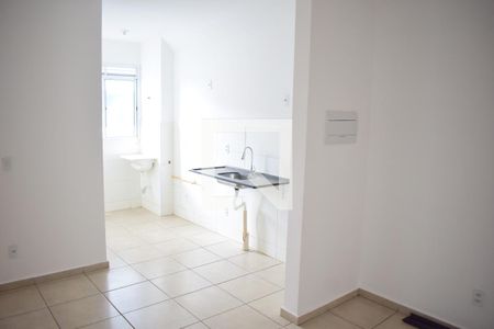 Sala/Cozinha de apartamento para alugar com 2 quartos, 43m² em Chácaras Pedro Corrêa de Carvalho, Ribeirão Preto