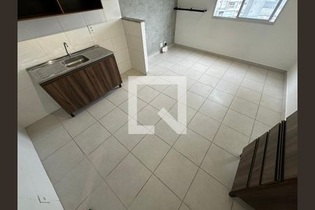 Sala/Cozinha de apartamento para alugar com 1 quarto, 31m² em Barra Funda, São Paulo