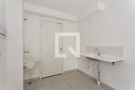 Cozinha de apartamento para alugar com 1 quarto, 27m² em Guaiauna, São Paulo