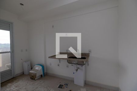 Sala_Cozinha_Suite de apartamento à venda com 1 quarto, 45m² em Bethaville I, Barueri