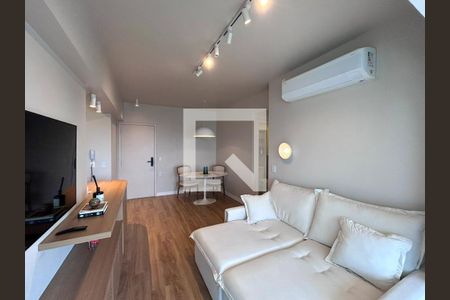 Sala de apartamento para alugar com 1 quarto, 46m² em Jardim Santo Amaro, São Paulo
