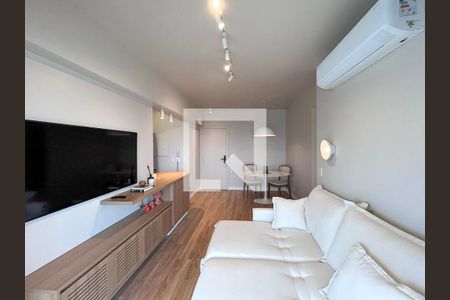 Sala de apartamento para alugar com 1 quarto, 46m² em Jardim Santo Amaro, São Paulo