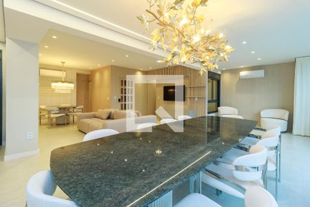 Sala de apartamento para alugar com 3 quartos, 161m² em Chácara Santo Antônio (zona Sul), São Paulo