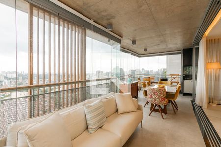Varanda de apartamento para alugar com 3 quartos, 167m² em Jardim das Acacias, São Paulo
