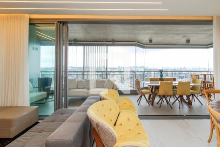 Sala de apartamento para alugar com 3 quartos, 167m² em Jardim das Acacias, São Paulo