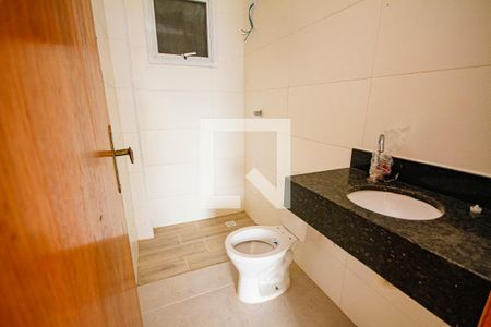 Banheiro Social de apartamento para alugar com 2 quartos, 50m² em Balneario Flórida, Praia Grande