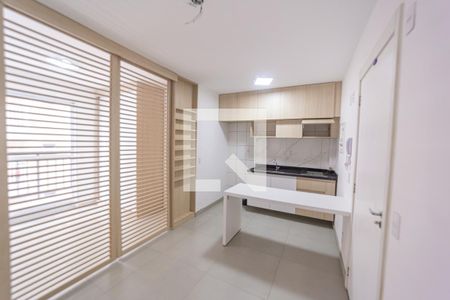 Sala/Cozinha de apartamento para alugar com 1 quarto, 26m² em Vila Ré, São Paulo