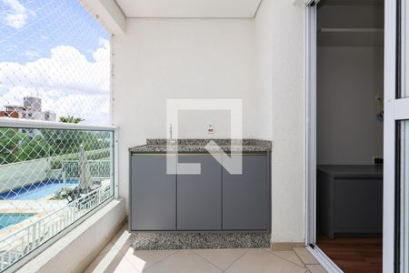 Varanda da Sala de apartamento à venda com 2 quartos, 64m² em Vila Andrade, São Paulo