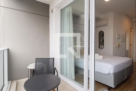 Varanda do Quarto de kitnet/studio para alugar com 1 quarto, 23m² em Sé, São Paulo
