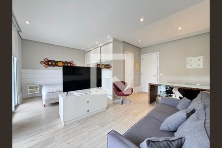 Sala/quarto de apartamento para alugar com 1 quarto, 48m² em Vila Nova Conceição, São Paulo