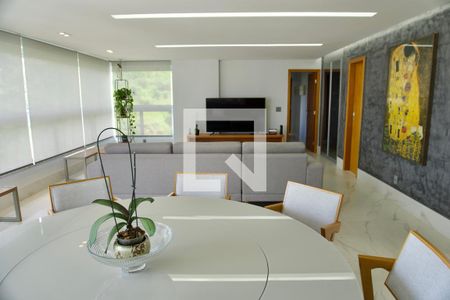 Sala de apartamento à venda com 4 quartos, 136m² em Luxemburgo, Belo Horizonte