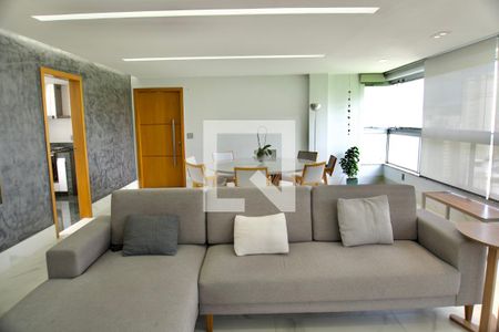 Sala de apartamento à venda com 4 quartos, 136m² em Luxemburgo, Belo Horizonte