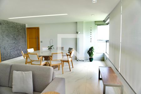 Sala de apartamento à venda com 4 quartos, 136m² em Luxemburgo, Belo Horizonte