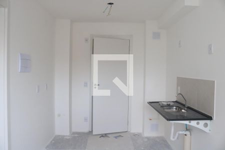 Sala e Cozinha Integrada de apartamento à venda com 1 quarto, 27m² em Barra Funda, São Paulo