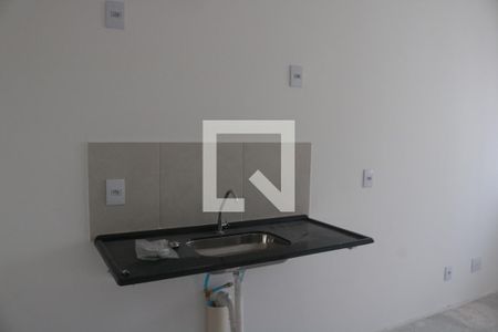 Sala e Cozinha Integrada de apartamento à venda com 1 quarto, 27m² em Barra Funda, São Paulo