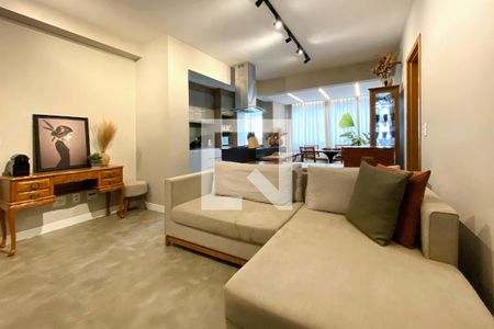 Sala de apartamento à venda com 2 quartos, 72m² em Vila da Serra, Nova Lima