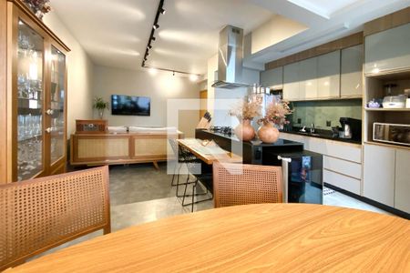 Sala - Jantar de apartamento à venda com 2 quartos, 72m² em Vila da Serra, Nova Lima