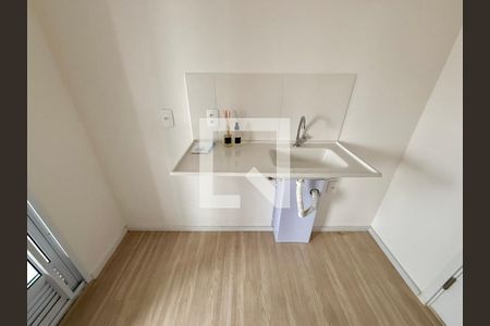 Cozinha de apartamento à venda com 1 quarto, 31m² em Vila Plana, São Paulo