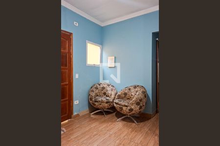 Sala de casa de condomínio para alugar com 1 quarto, 70m² em Balneario Esmeralda, Praia Grande