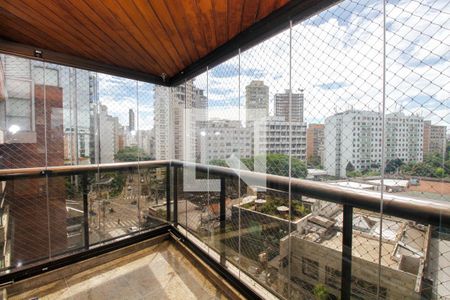 Varanda e Vista de apartamento para alugar com 3 quartos, 170m² em Jardim Paulista, São Paulo