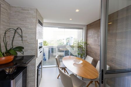 Varanda da Sala de apartamento para alugar com 3 quartos, 92m² em Vila da Serra, Nova Lima