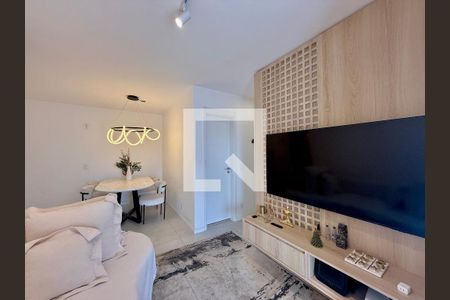 Sala de apartamento para alugar com 2 quartos, 68m² em Jardim Caravelas, São Paulo