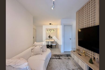 Sala de apartamento para alugar com 2 quartos, 68m² em Jardim Caravelas, São Paulo